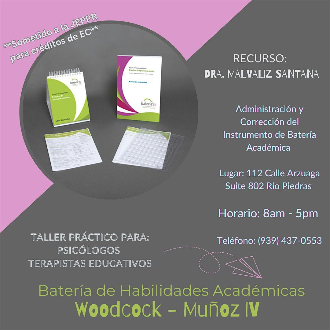 Woodcock Mu\u00f1oz IV Habilidades Acad\u00e9micas