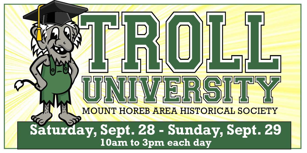 Troll University Class of 2024: NOW ENROLLING!