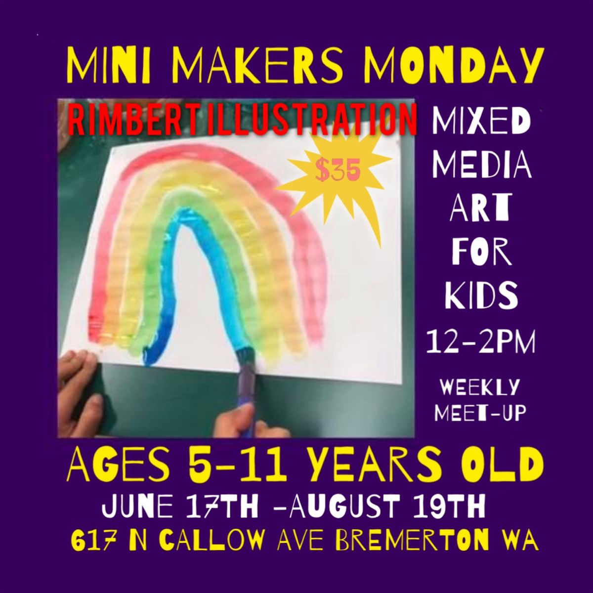 Mini Makers Monday Mixed Media Art