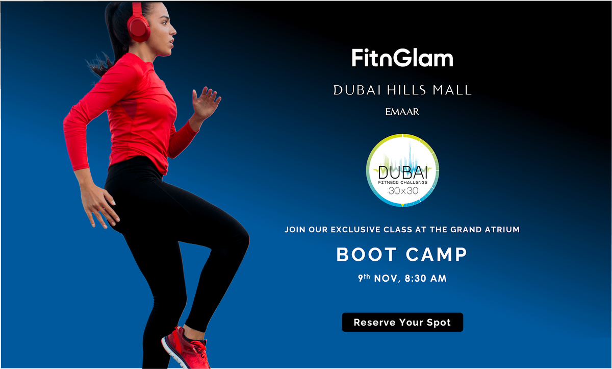 BOOTCAMP by FitnGlam at Dubai Hills Mall