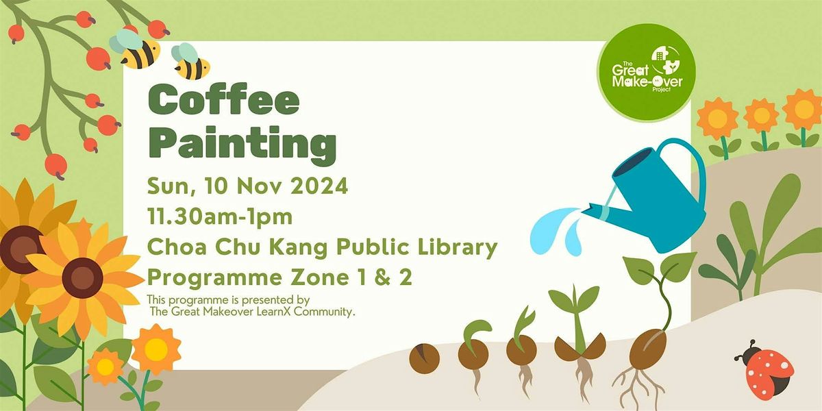 Coffee Painting | GMO LXC | Choa Chu Kang Public Library