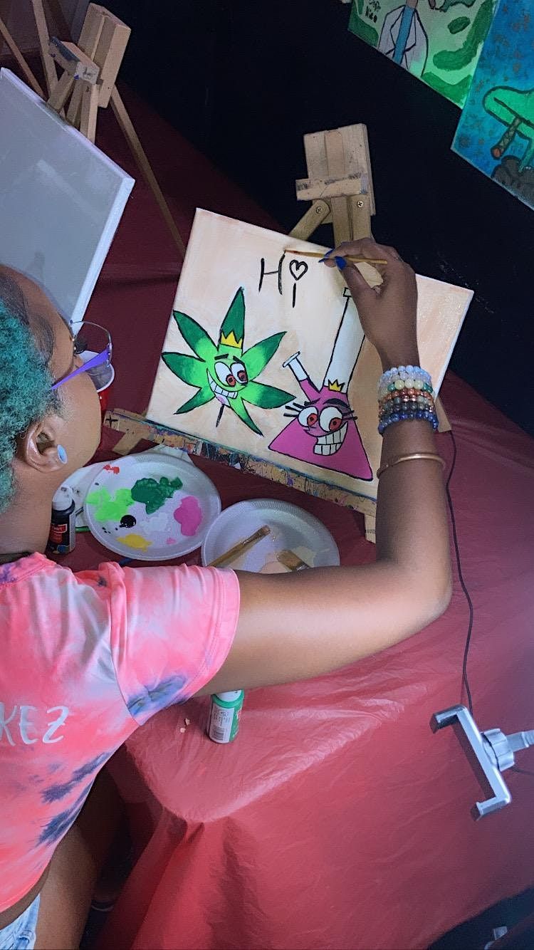 PAINTING WITH A KUSH \u201cKaraoke Night\u201d