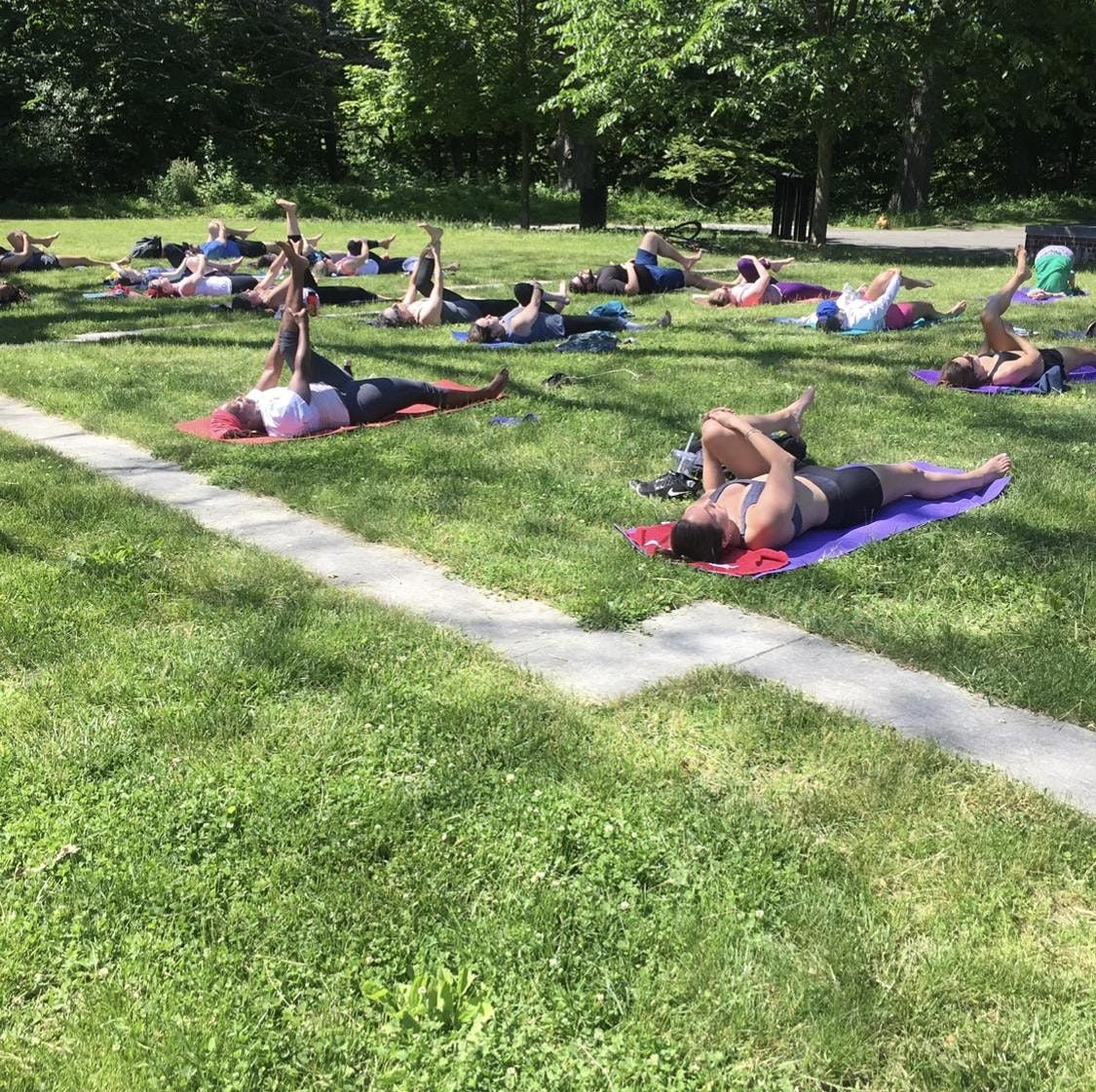 Yoga at Jamaica Pond | Sunday Summer Series @ Pinebank Promontory