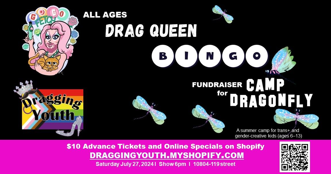 Drag Queen BINGO fundraiser for Camp Dragonfly