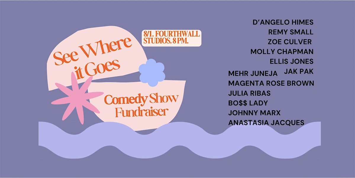 See Where It Goes Comedy Show Fundraiser