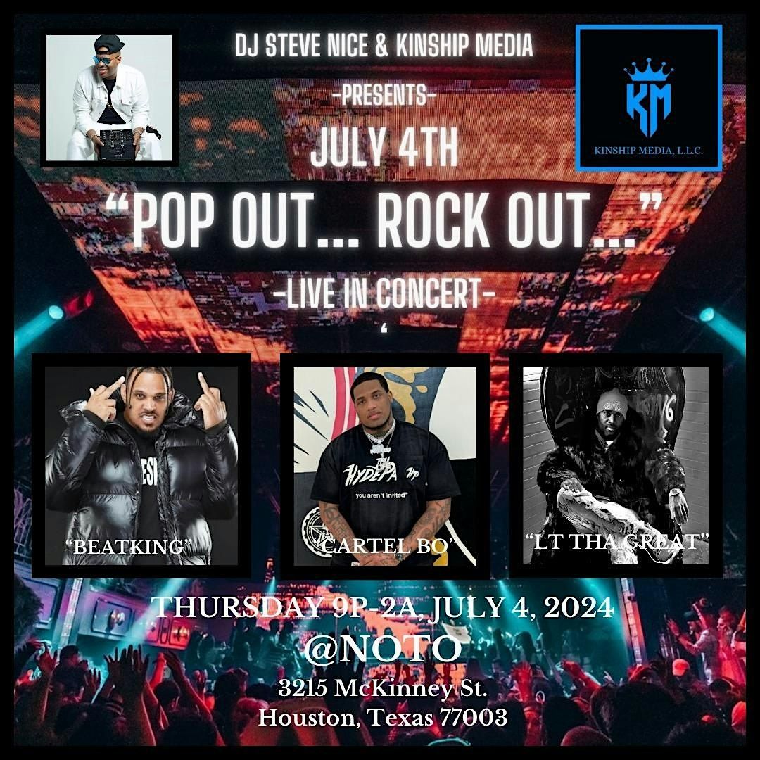 4th of July - Pop out & Rock out