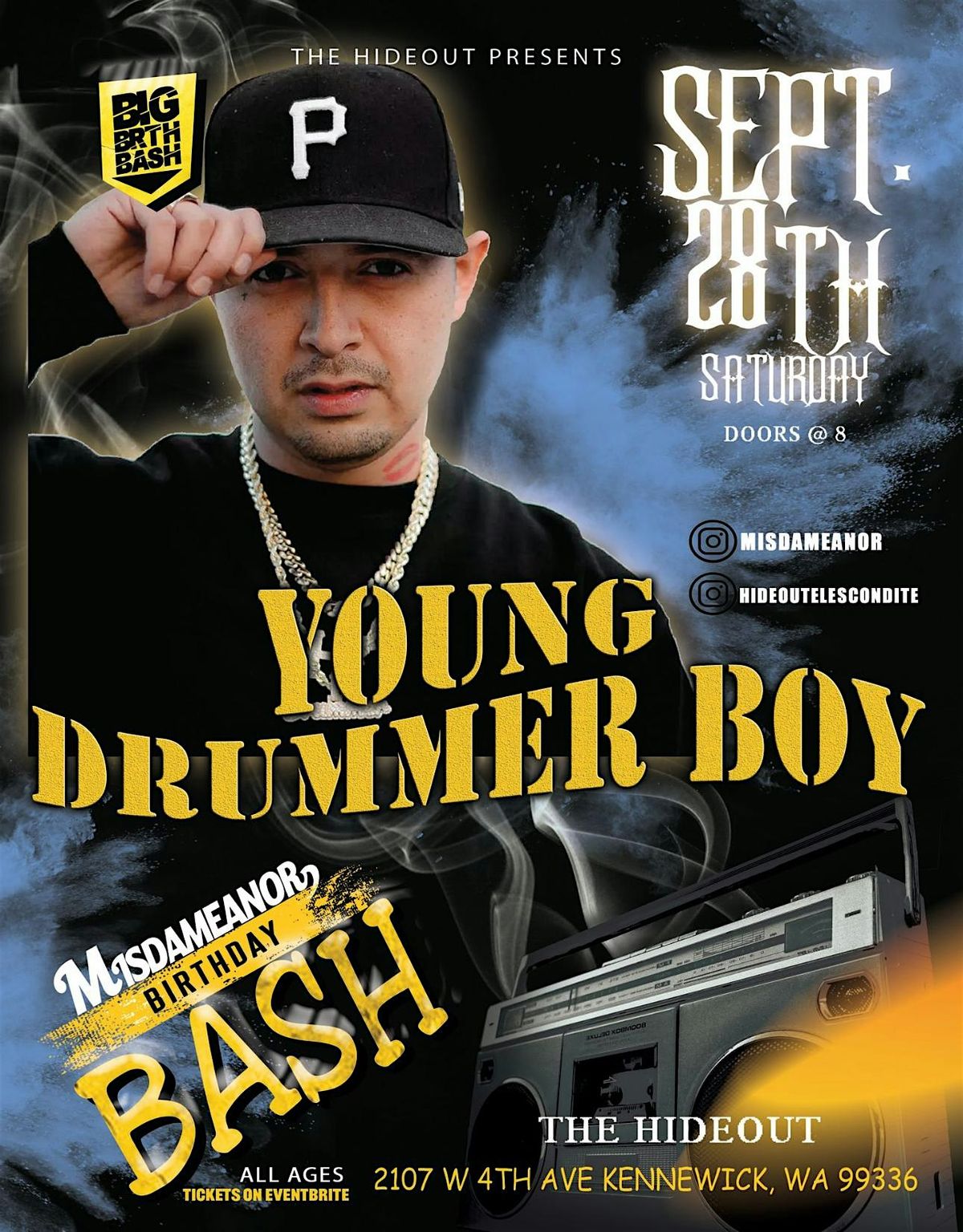 Young Drummer Boy Live in Kennewick