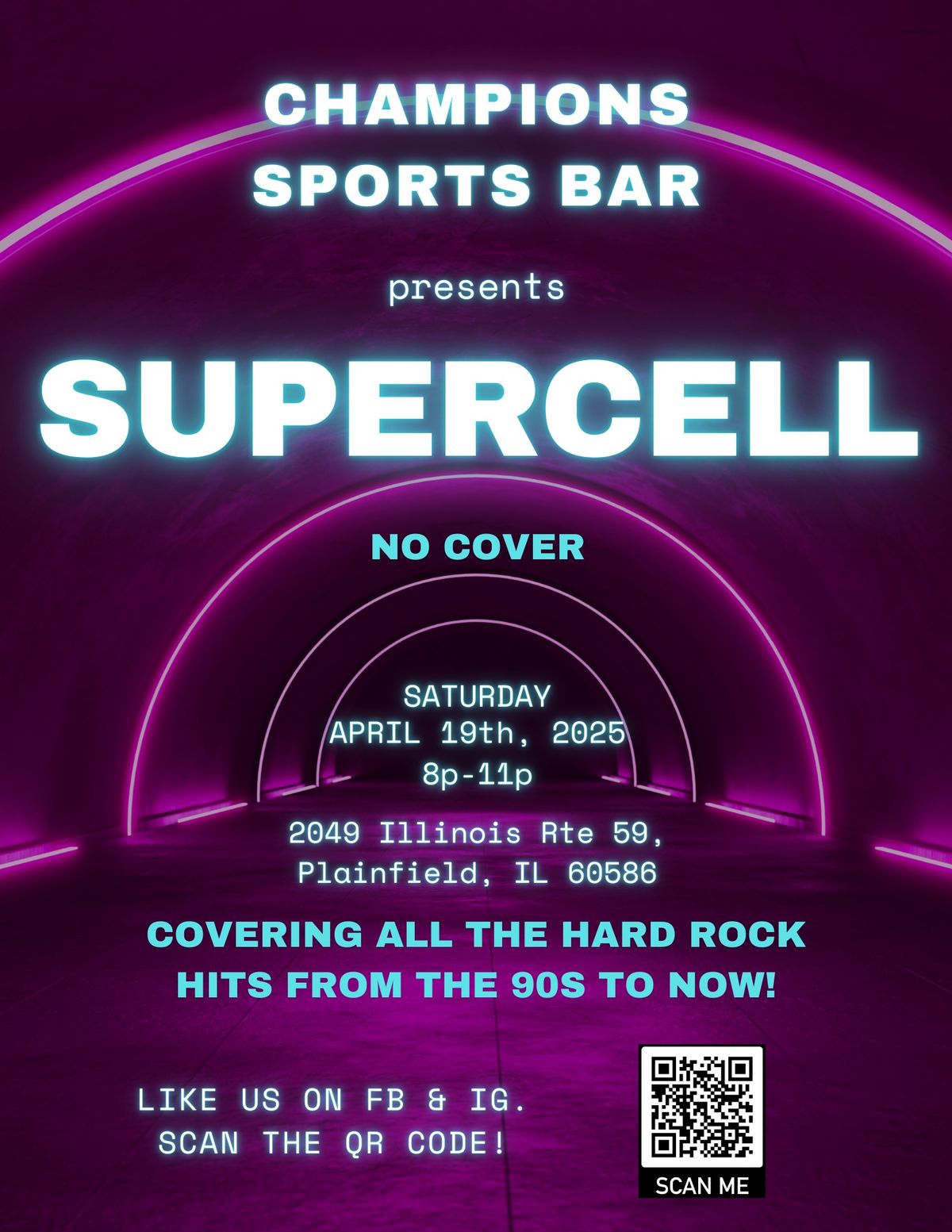 SUPERCELL @ CHAMPIONS (NO COVER)