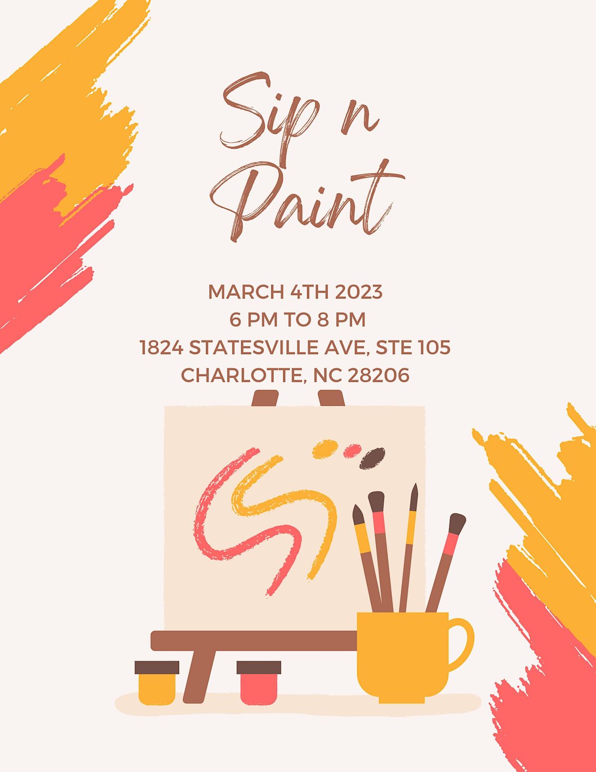 SJC Presents: Sip & Paint