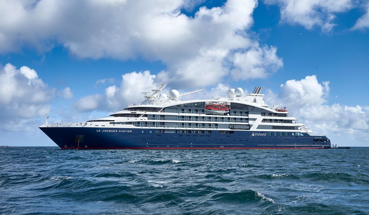 Le Jacques Cartier arrival into Port Lincoln