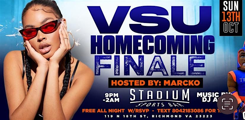 VSU Homecoming Finale ~ SUN 10.13.24