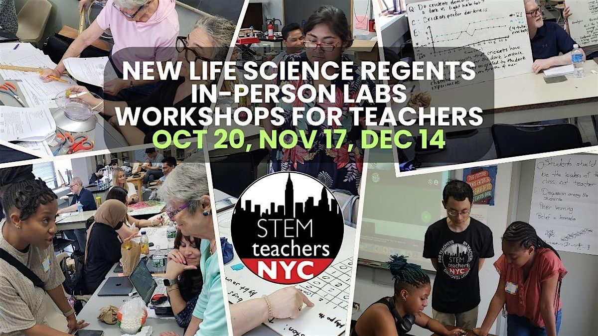 Life Science New Regents - THREE In Person Labs @DNALC