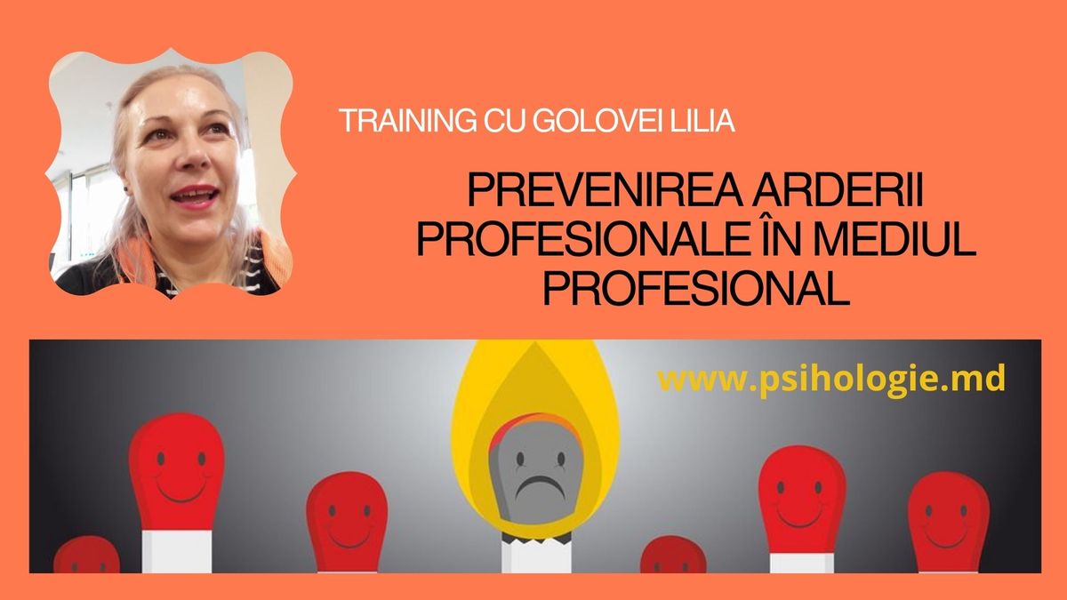 Prevenirea arderii profesionale \u00een mediul profesional