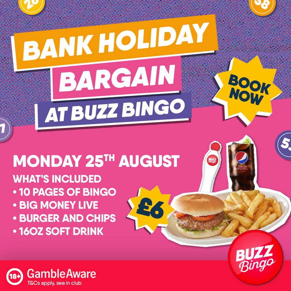 Derby City - Bank Holiday Bargain Bingo
