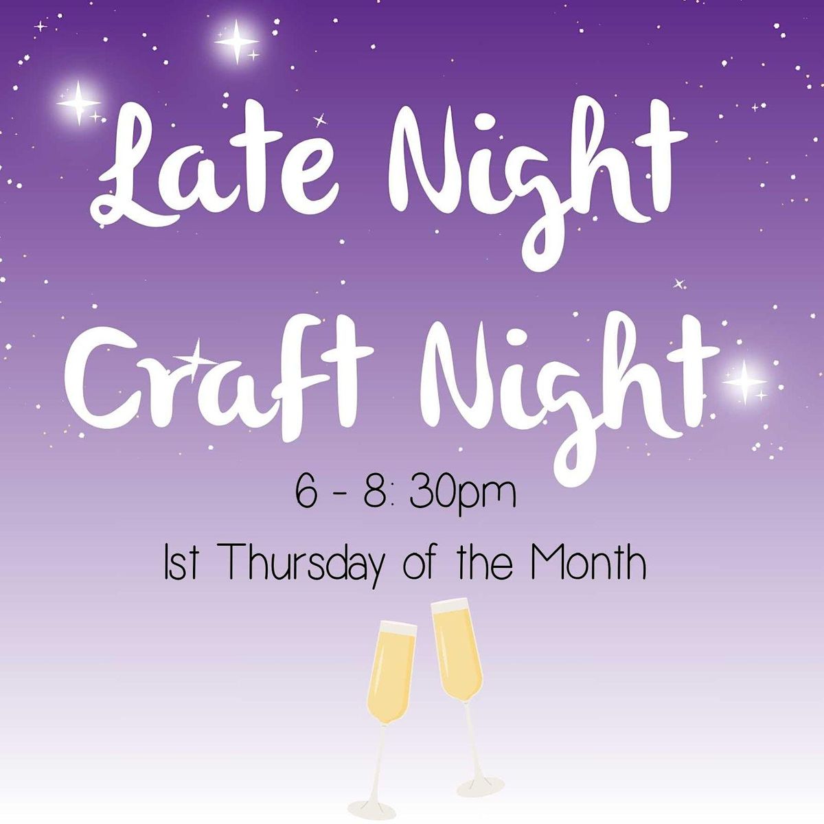 CRAFTS + BYOB: Late Night Adult Craft Night at Winchester