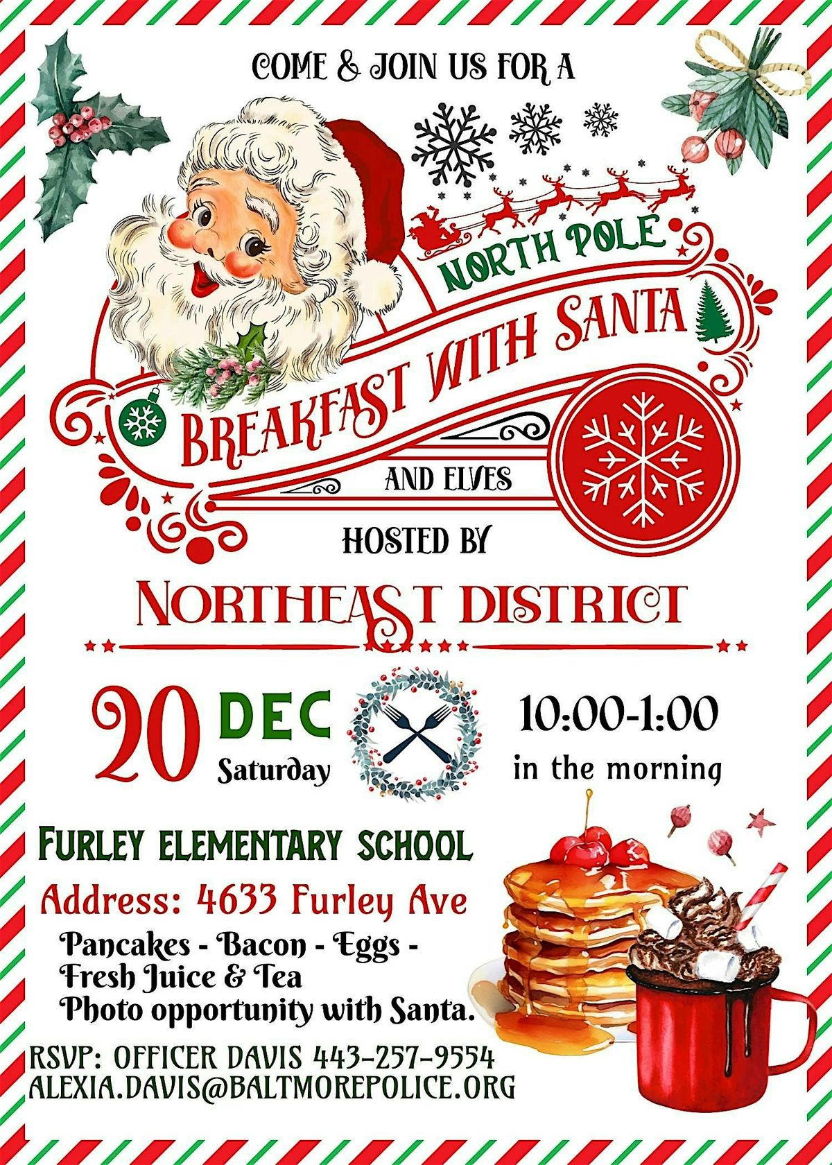 The Northeast District Presents Breakfast W\/ Santa