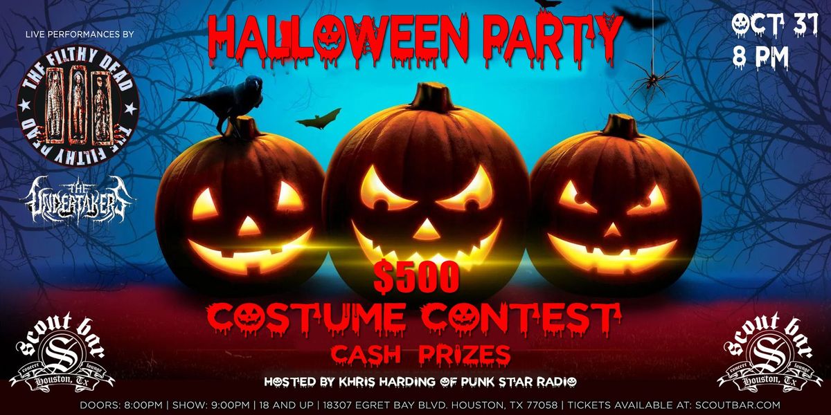 Halloween Party with $500 Costume Contest \/ Music from The Filthy Dead & The Undertakers