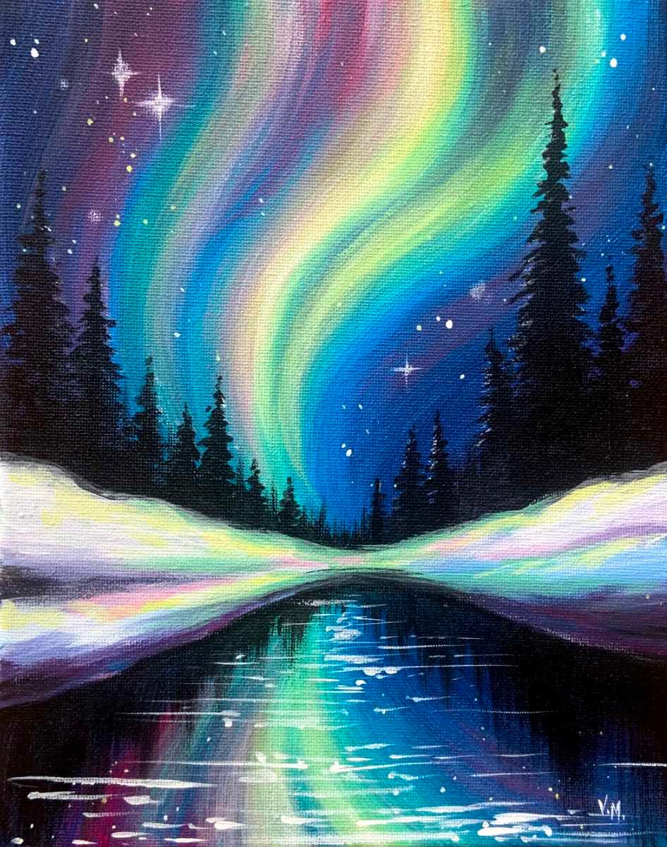 Aurora Beauty, a PAINT & SIP EVENT with Lisa