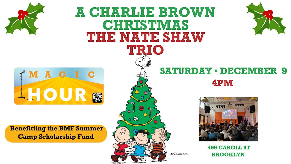 Charlie Brown Holiday Scholarship Concert w\/ Nate Shaw Trio