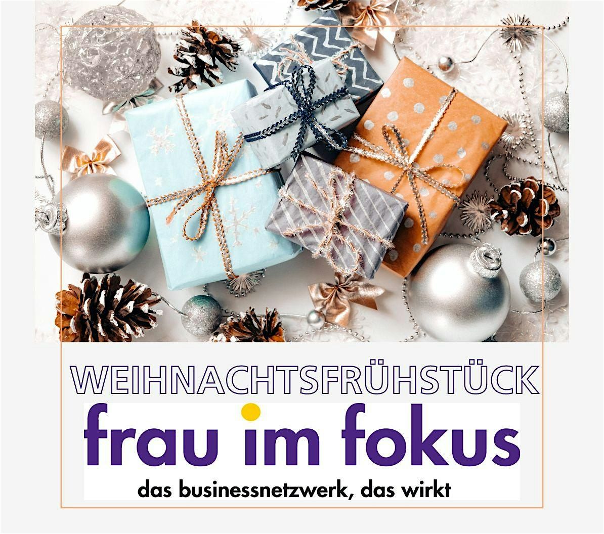 Weihnachtsbusiness-Fr\u00fchst\u00fcck