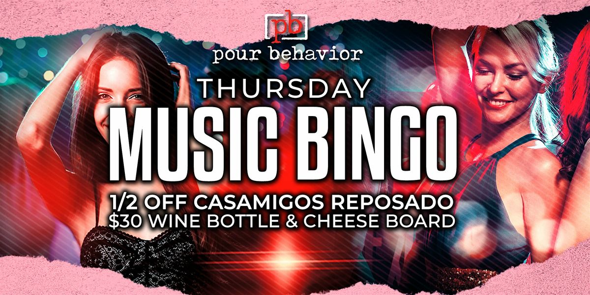 Music Bingo Ladies Night | $30 Wine Bottle & Cheese Board