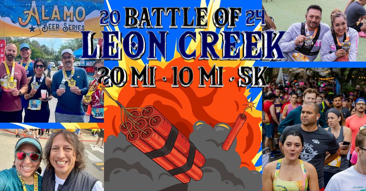 Battle of Leon Creek 20m, 10m, and 5k 2024