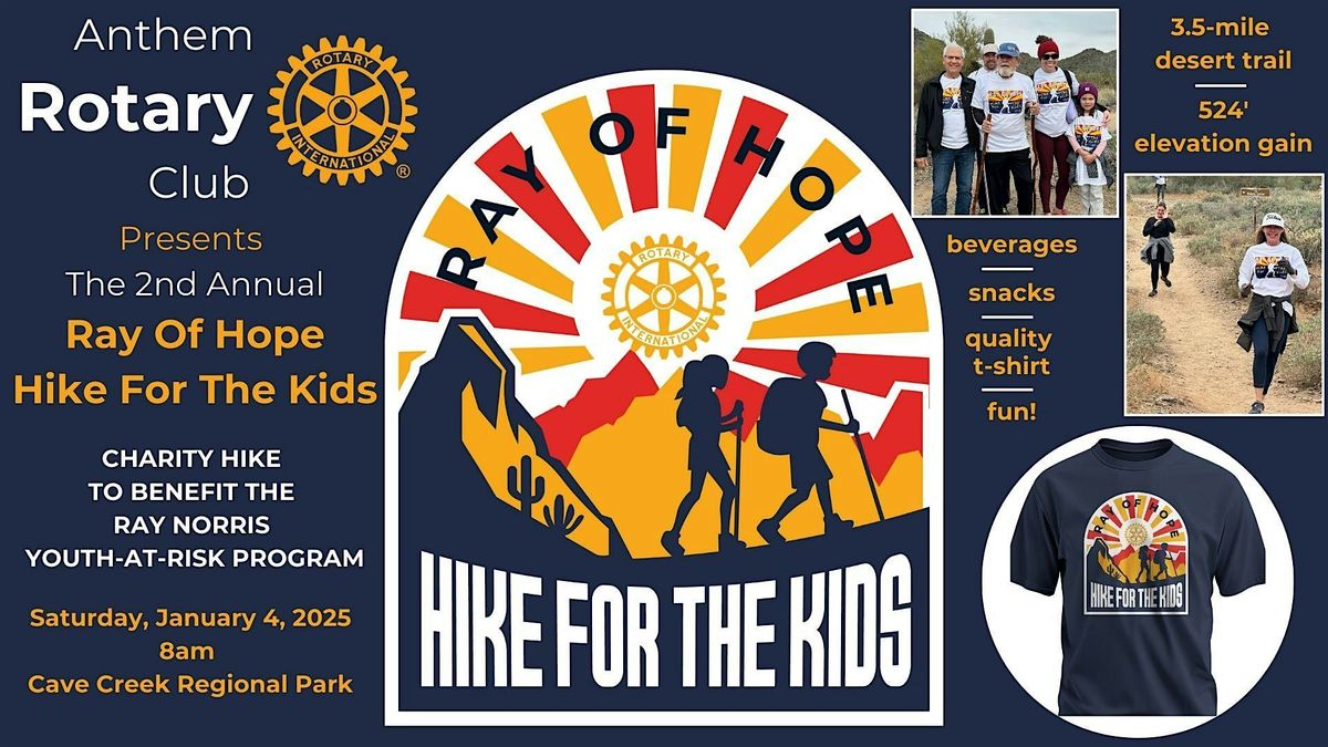 Ray Of Hope Hike For The Kids