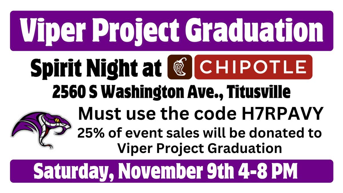 Viper Project Grad Spirit Night