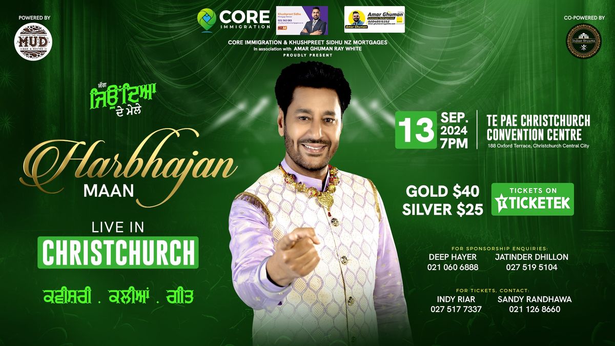 Harbhajan Maan Live in Christchurch 