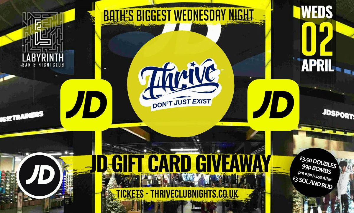 Thrive Wednesdays at Labs - \ud83d\udc5f JD Sports Voucher Giveaway \ud83d\udc5f