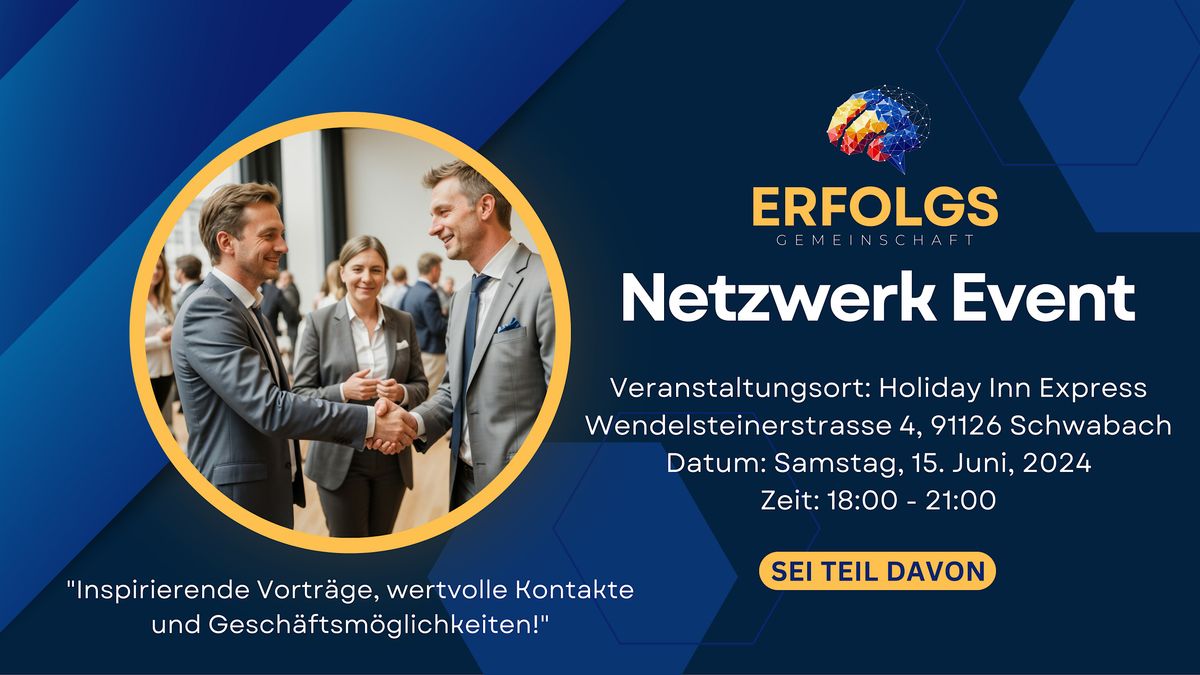 Unternehmer Netzwerk-Event in Schwabach