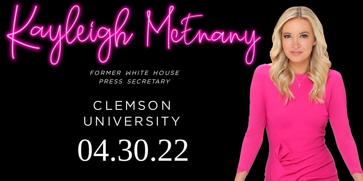 Kayleigh McEnany at Clemson University