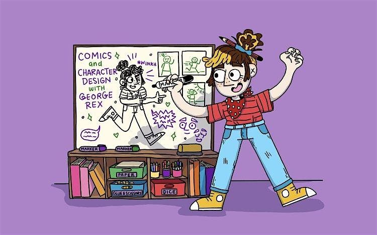 Character and Comics Making with George Rex (Ages 13-17)