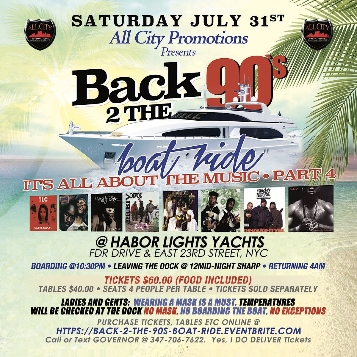 Sat July 27th BACK 2 THE 90'S Mid-Night Boat Ride Pt 8