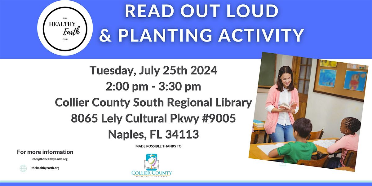 Read Out Loud & Planting Event- Volunteer