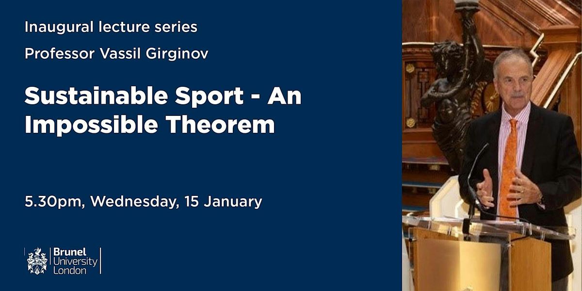 Vassil Girginov: Sustainable Sport \u2013 An Impossible Theorem?