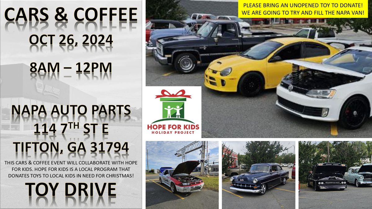 Cars and Coffee \/ Hope for Kids - NAPA Tifton