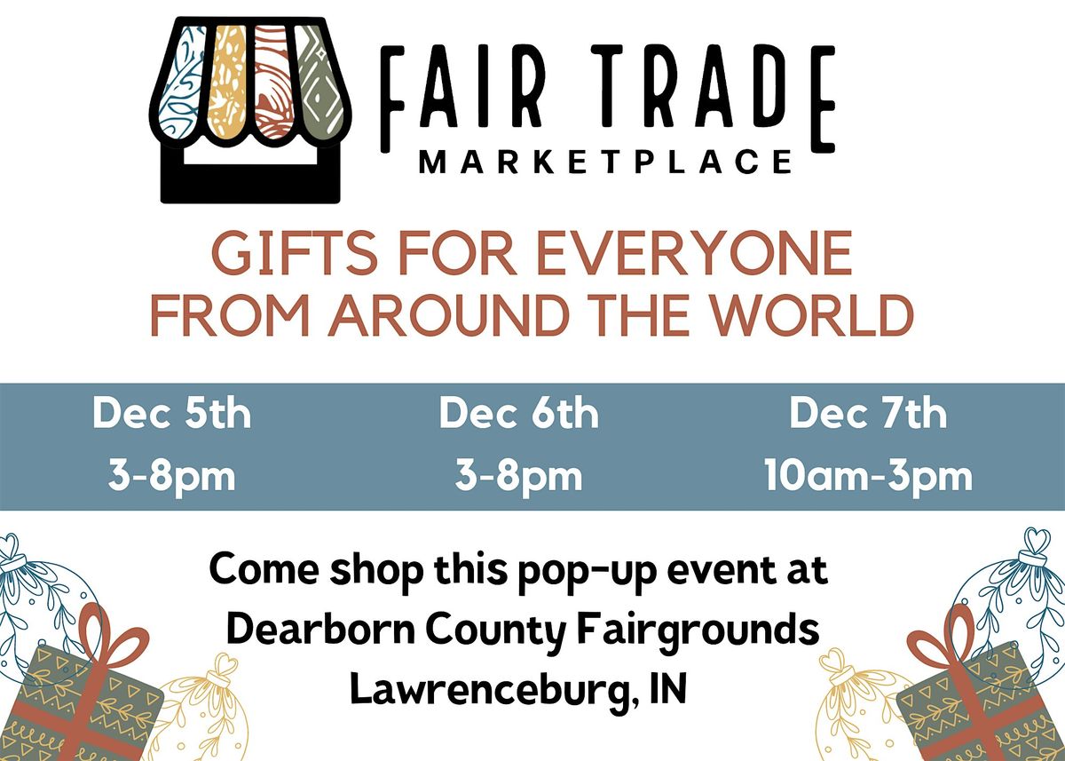 Christmas Shopping at Fair Trade Marketplace