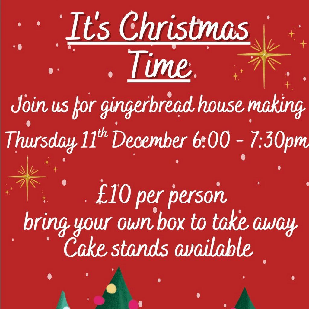 Build and create your very own gingerbread house!