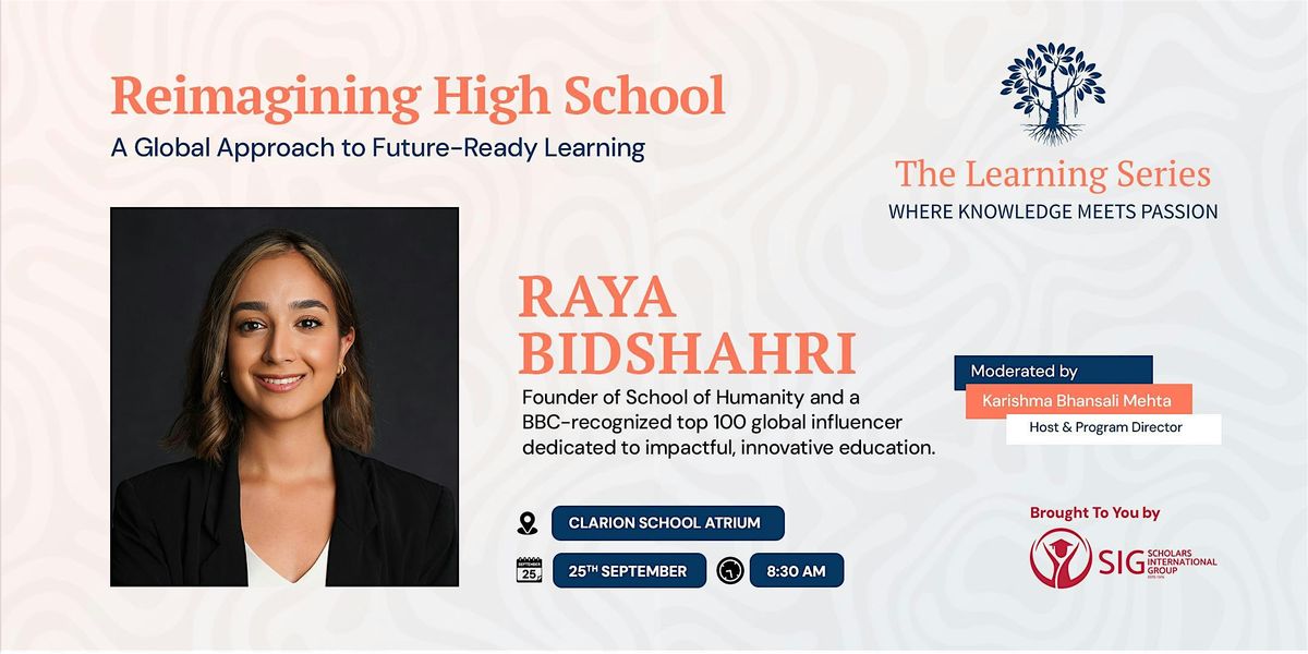 Reimagining High School -  A global approach to future ready learning