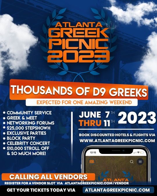 2023 Atlanta Greek Picnic June 7-11th