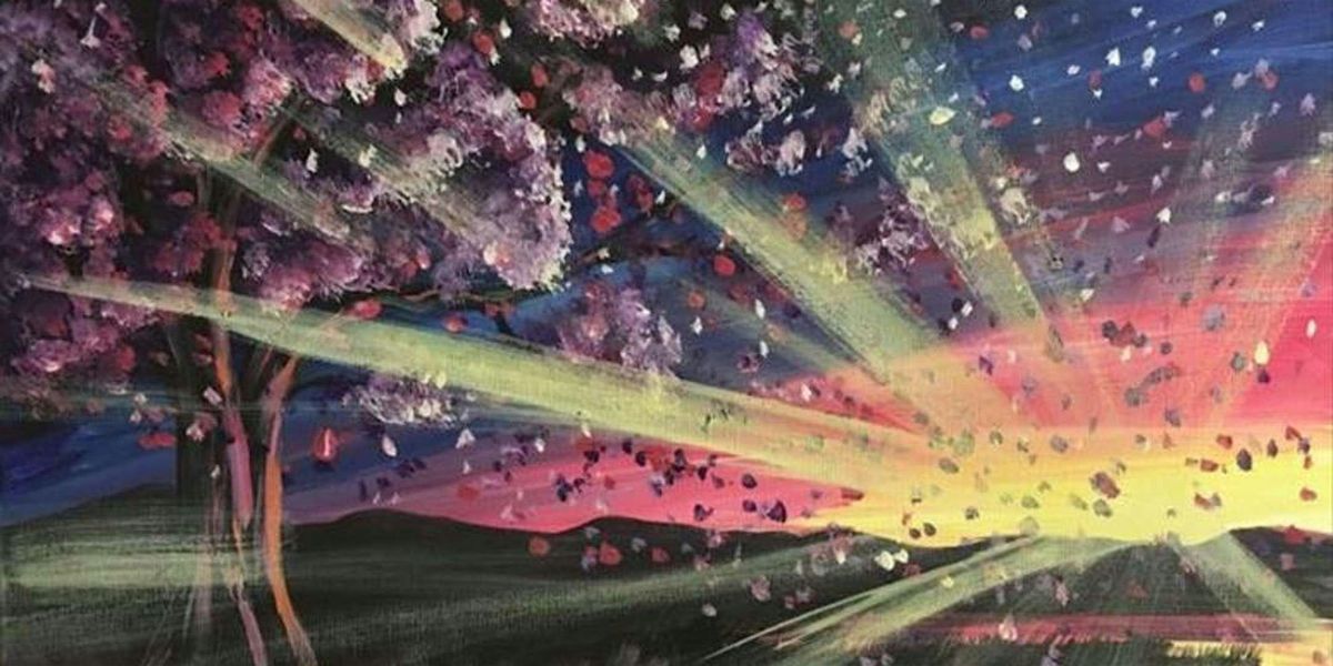 Vibrant Explosion - Paint and Sip by Classpop!\u2122