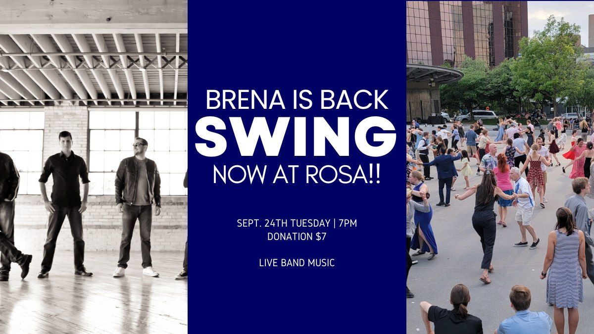 Brena is back!  Live Music Swing