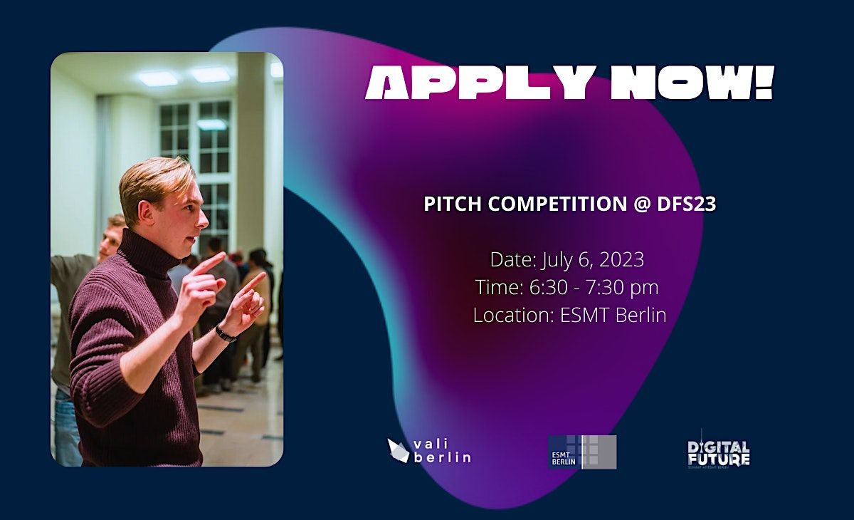Pitch Competition @ Digital Future Summit Berlin
