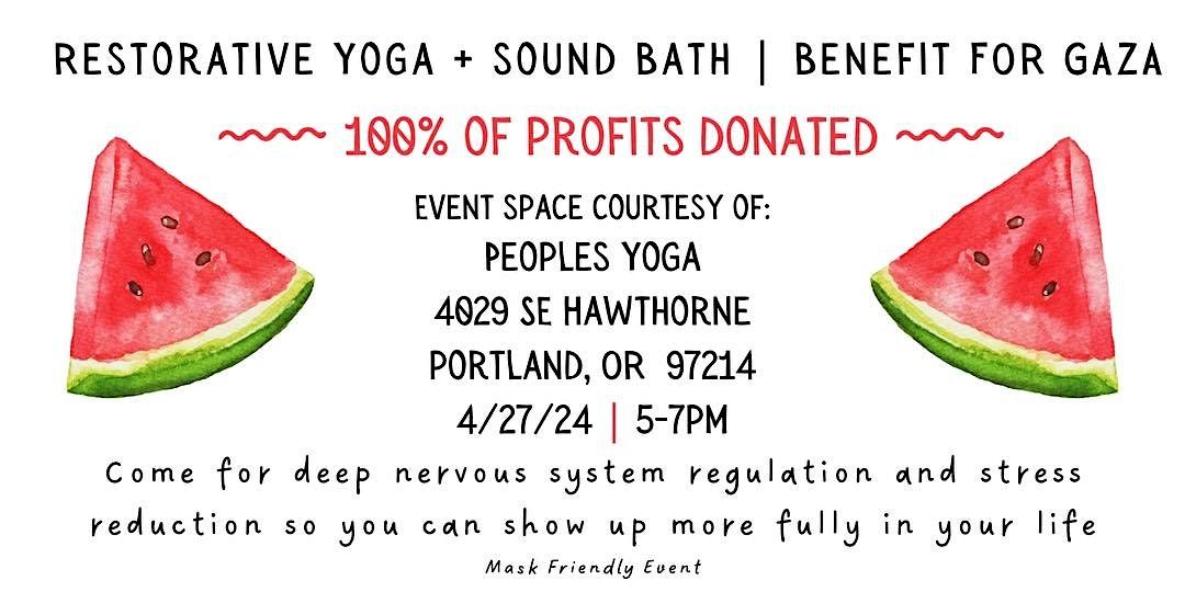 Restorative Yoga + Sound Bath