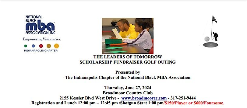 "Leaders of Tomorrow" Scholarship Fundraiser Golf Outing