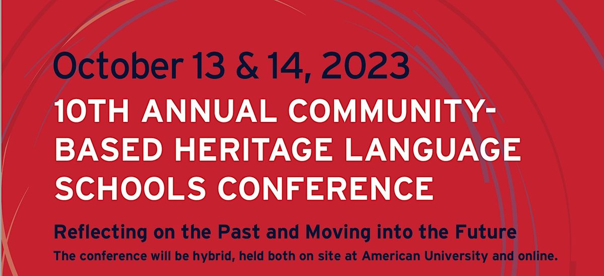 2023  Community-Based Heritage Language Schools Conference