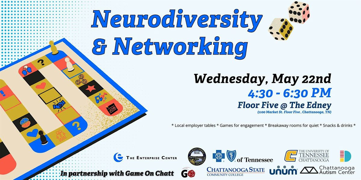 Networking & Neurodiversity\u2014A Different Kind Of Happy Hour - May 22nd