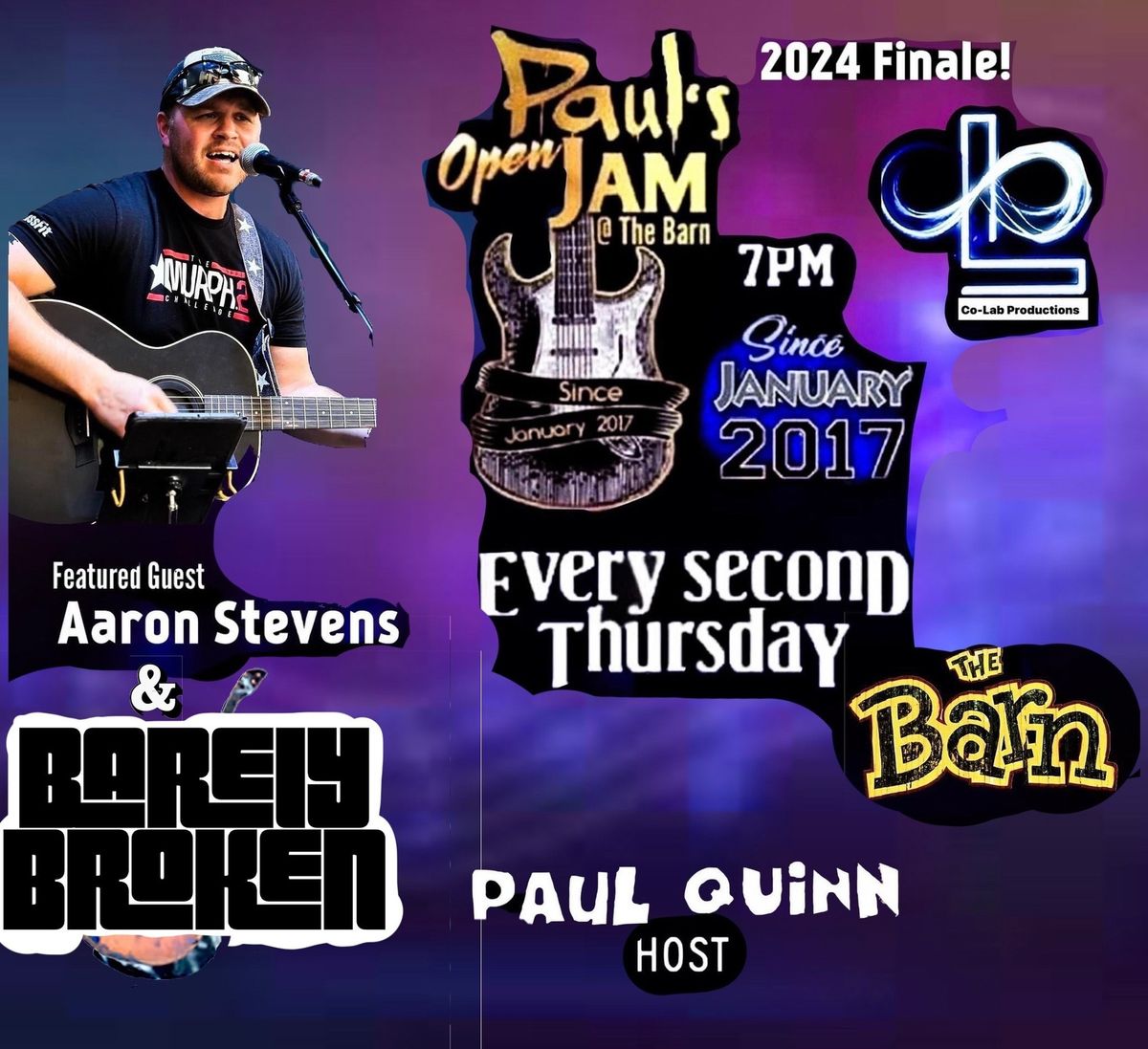 Paul\u2019s Jam @ The Barn, Nov 2024