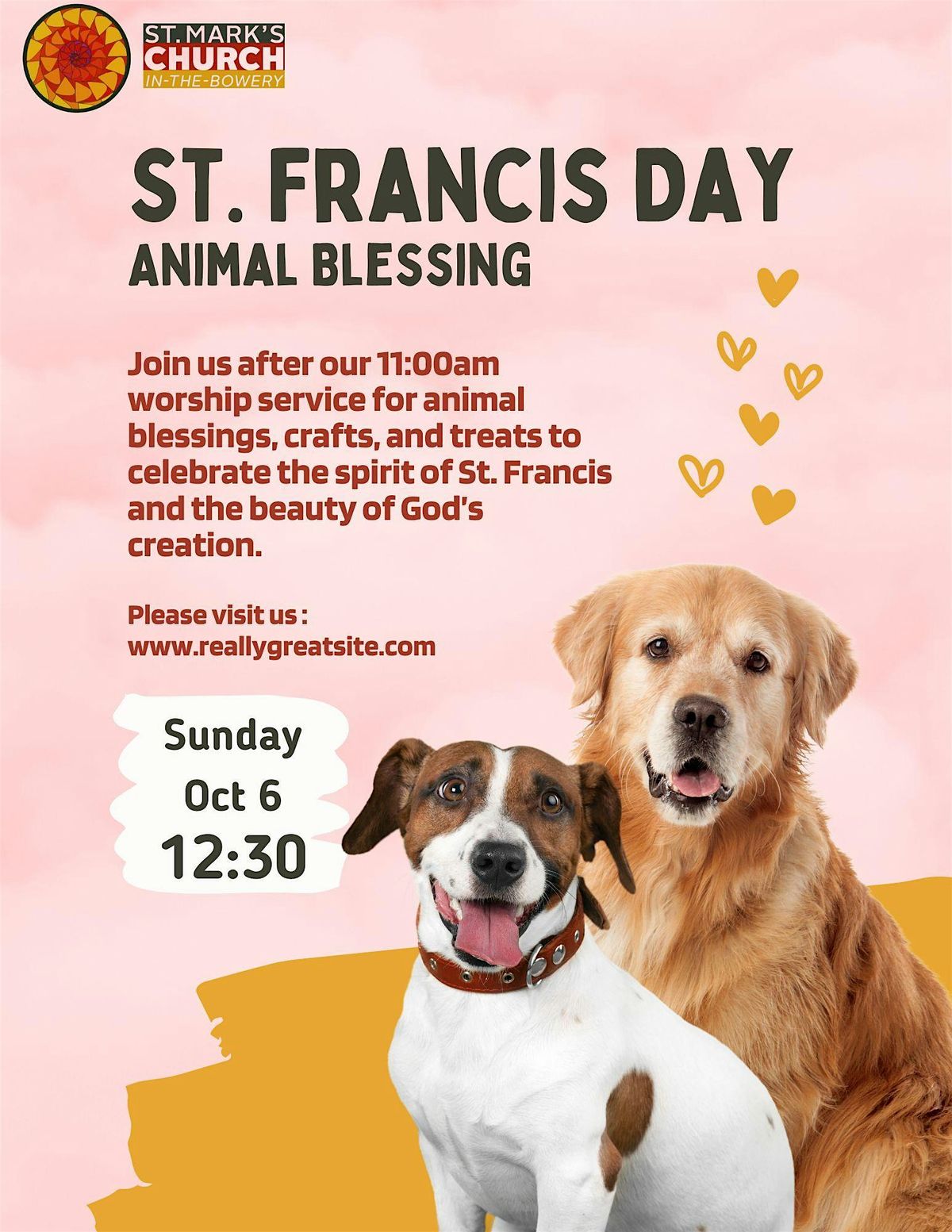 St. Francis Day Animal Blessing